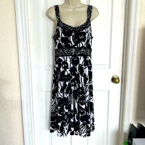 Papillon Blanc sleeveless dress